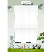 Garden Days A4Custom Rainfall Chart