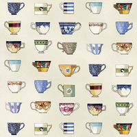 Teacups Fabric