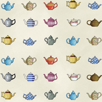 Teapots Fabric