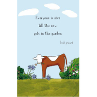 Cow In The Garden