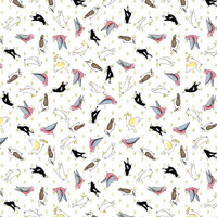 Mixed Birds Muslin