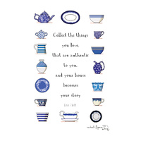 Blue and White Collection A4