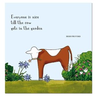 Cow In The Garden