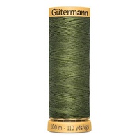 Gutermann 100% Cotton Thread #9924 Olive
