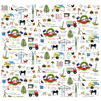 'Christmas in Australia' Wrapping Paper & 'Christmas in Australia - Swing Tags'