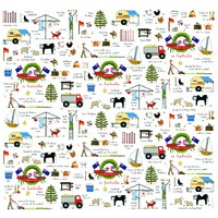 'Christmas in Australia' Wrapping Paper & 'Christmas in Australia' - 12 Pack