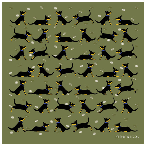 Kelpies On Khaki