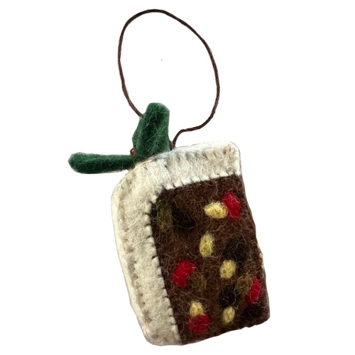 Christmas Cake Slice