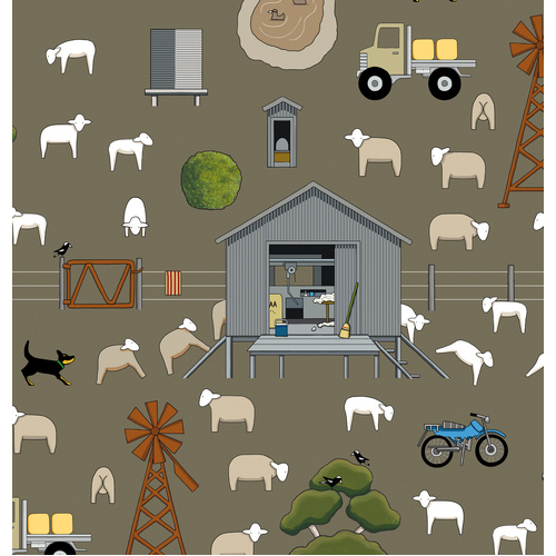 Shearing Time on Chocolate