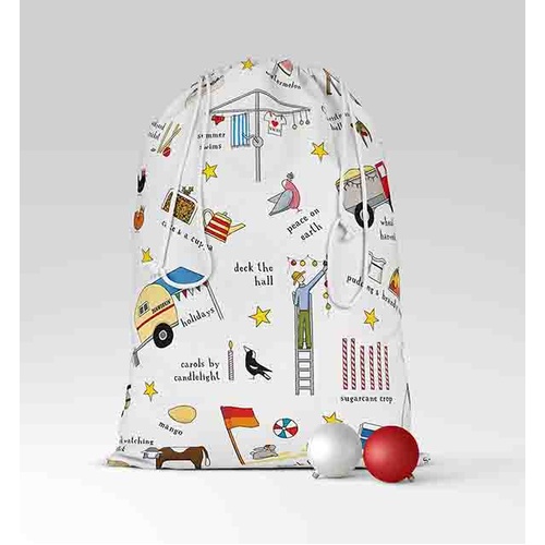 Christmas In Australia Santa Sack