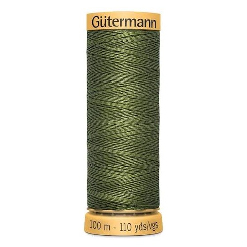 Gutermann 100% Cotton Thread #9924 Olive